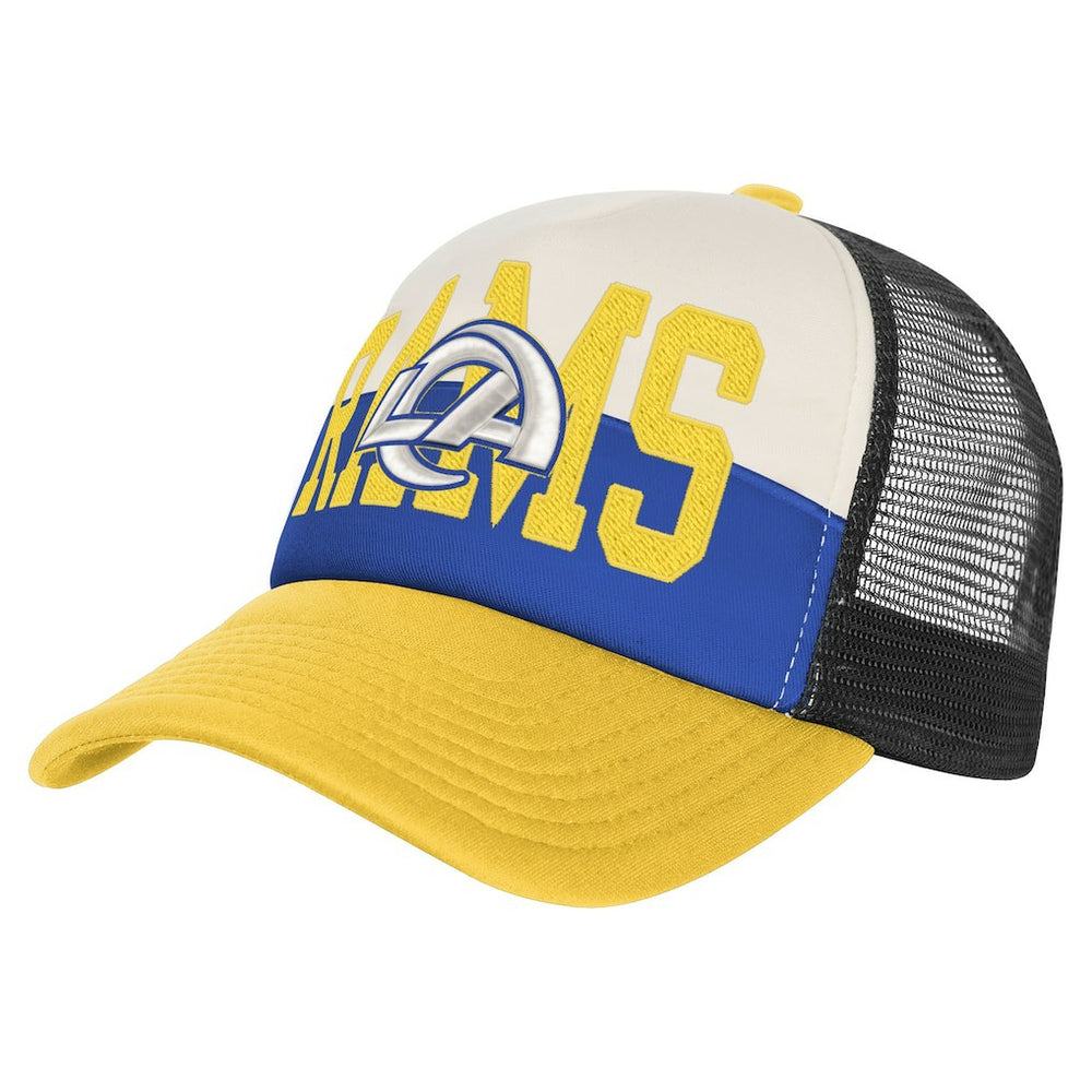 Los Angeles Rams Youth Modern Fan Trucker Adjustable Hat | NFL Hot