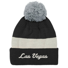 Las Vegas Raiders Outerstuff Youth Modern Fan Cuffed Knit Hat with Pom | NFL US