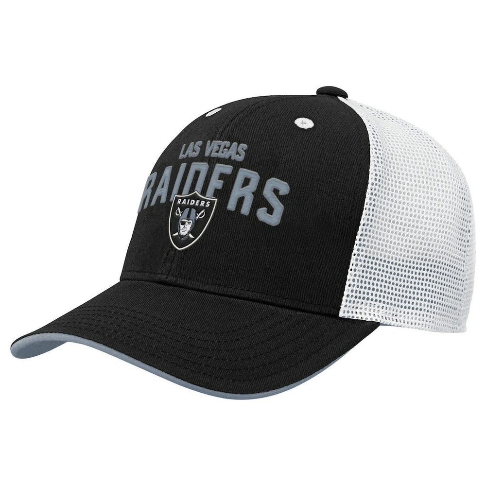 Las Vegas Raiders Outerstuff Youth Core Lockup Trucker Adjustable Hat | NFL New