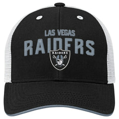 Las Vegas Raiders Outerstuff Youth Core Lockup Trucker Adjustable Hat | NFL New