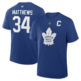 Auston Matthews Toronto Maple Leafs Fanatics Authentic Stack Name & Number T-Shirt - NHL T-shirts
