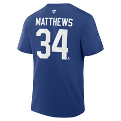 Auston Matthews Toronto Maple Leafs Fanatics Authentic Stack Name & Number T-Shirt - NHL T-shirts