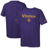 Minnesota Vikings Youth Sideline Team Issue T-Shirt | NFL US