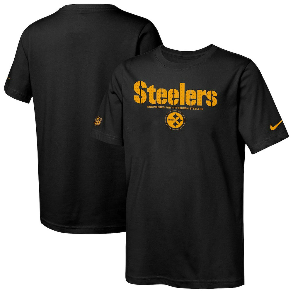 Pittsburgh Steelers Youth Sideline Team Issue T-Shirt | NFL Discount
