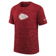 Kansas City Chiefs Youth Sideline Velocity Performance T-Shirt | NFL New