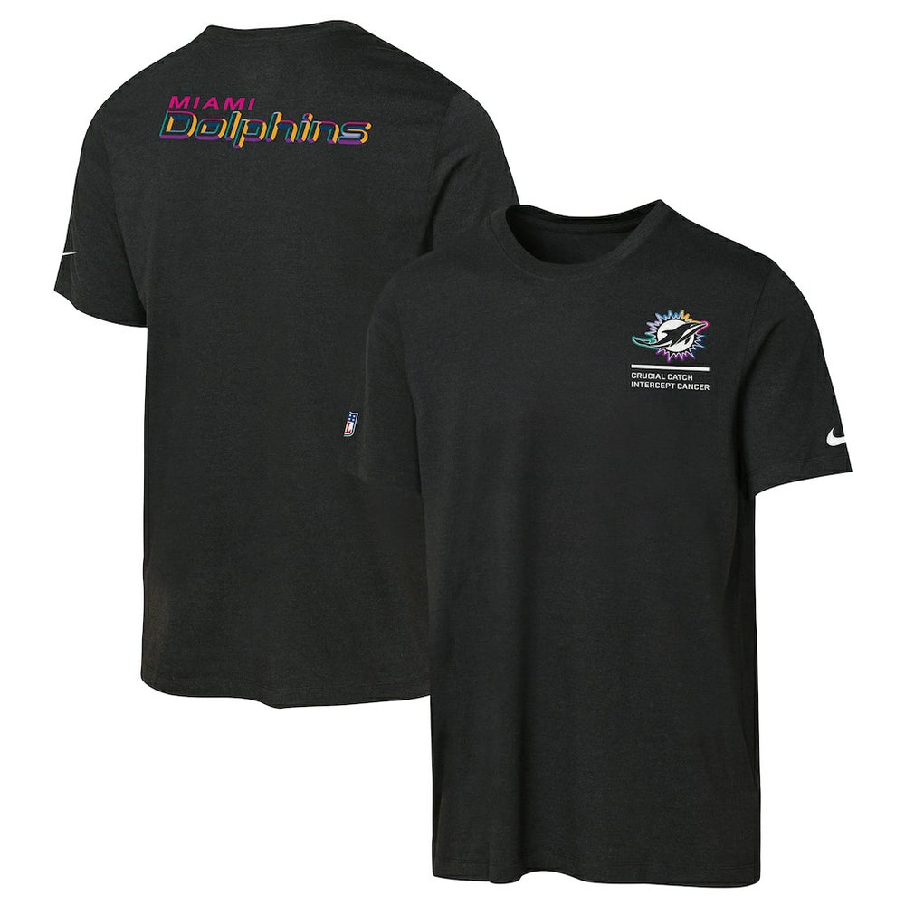 Miami Dolphins Youth 2025 NFL Crucial Catch Tri-Blend Dri-FIT T-Shirt | NFL Discount