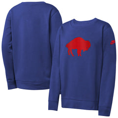 Buffalo Bills Youth Rewind Essential Pullover Crewneck Sweatshirt | NFL New