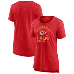 Kansas City Chiefs Women's Vintage Arch Tri-Blend T-Shirt | NFL US