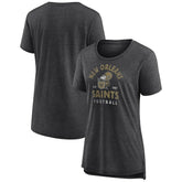 New Orleans Saints Women's Vintage Arch Tri-Blend T-Shirt | NFL New