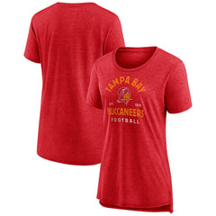 Tampa Bay Buccaneers Women's Vintage Arch Tri-Blend T-Shirt | NFL Hot