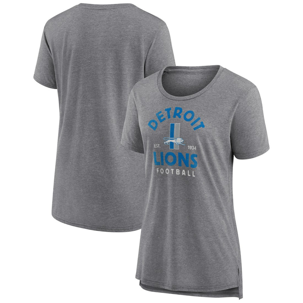 Detroit Lions Women's Vintage Arch Tri-Blend T-Shirt | NFL On sale