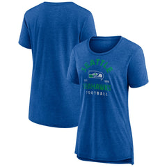 Seattle Seahawks Women's Vintage Arch Tri-Blend T-Shirt | NFL US