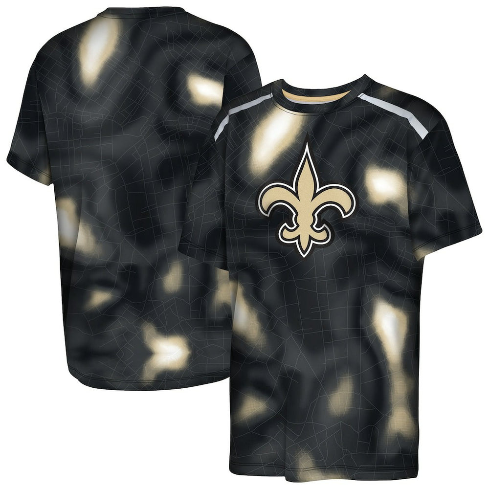 New Orleans Saints Outerstuff Youth End Zone Dri-Tek T-Shirt | NFL Online