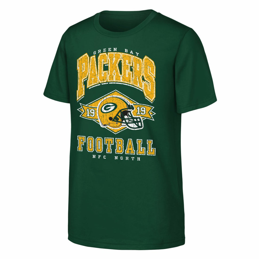 Green Bay Packers Outerstuff Youth Kick Off T-Shirt | NFL New