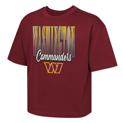 Washington Commanders Outerstuff Girls Youth Big City Boxy T-Shirt | NFL Sale