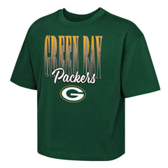 Green Bay Packers Outerstuff Girls Youth Big City Boxy T-Shirt | NFL Near me