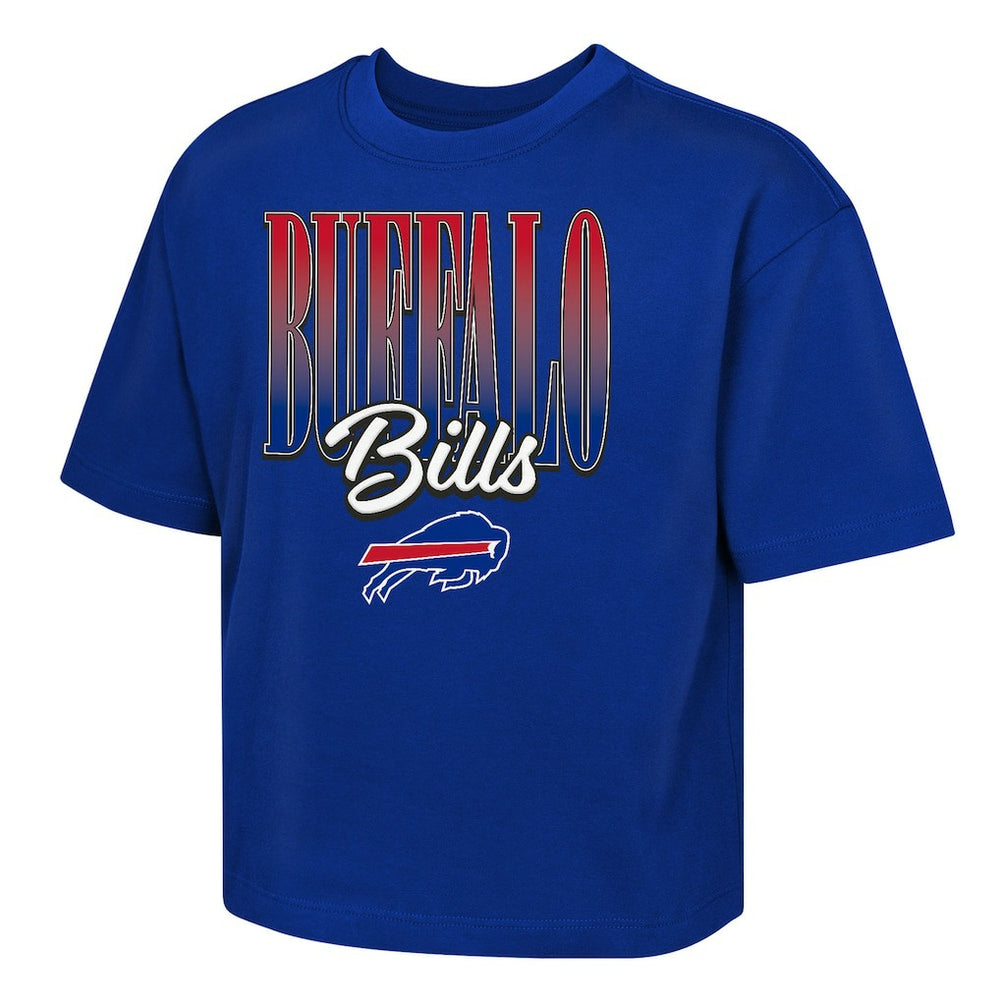 Buffalo Bills Outerstuff Girls Youth Big City Boxy T-Shirt | NFL Outlet