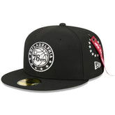 Black Philadelphia 76ers x Alpha Industries 59FIFTY Fitted Hat | NBA