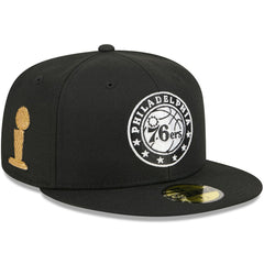 Black Philadelphia 76ers x Alpha Industries 59FIFTY Fitted Hat | NBA