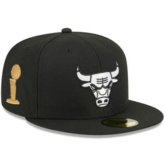Black Chicago Bulls x Alpha Industries 59FIFTY Fitted Hat | NBA