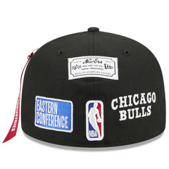 Black Chicago Bulls x Alpha Industries 59FIFTY Fitted Hat | NBA