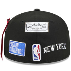 Black New York Knicks x Alpha Industries 59FIFTY Fitted Hat | NBA