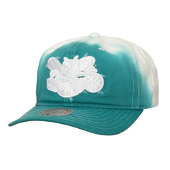 Teal/White Charlotte Hornets Dip Dye Pro Crown Adjustable Hat | NBA