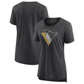 Pittsburgh Penguins Women's Slow Whistle Tri-Blend T-Shirt - NHL T-shirts