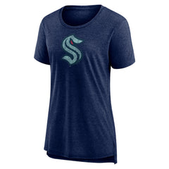 Seattle Kraken Women's Slow Whistle Tri-Blend T-Shirt - NHL T-shirts