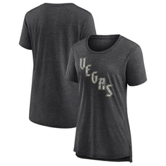 Vegas Golden Knights Women's Slow Whistle Tri-Blend T-Shirt - NHL T-shirts