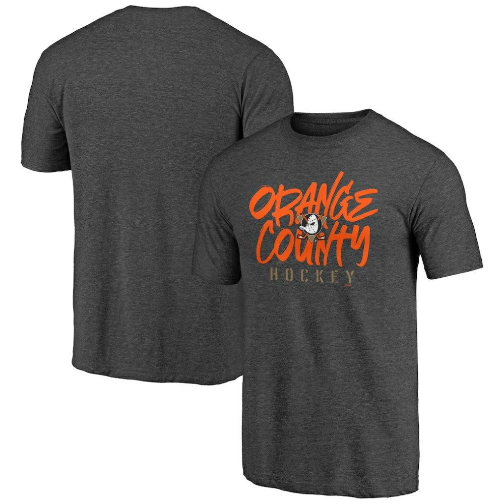 Anaheim Ducks Shoot to Score Tri-Blend T-Shirt - NHL T-shirts