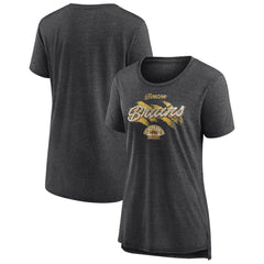 Boston Bruins Women's Hit the Ice Tri-Blend T-Shirt - NHL T-shirts