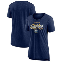 Buffalo Sabres Women's Hit the Ice Tri-Blend T-Shirt - NHL T-shirts
