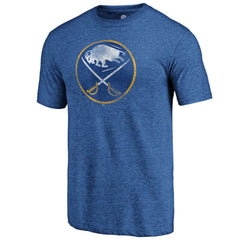 Buffalo Sabres Distressed Logo Tri-Blend T-Shirt - NHL T-shirts