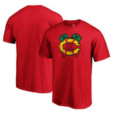 Chicago Blackhawks Splatter Logo T-Shirt - NHL T-shirts