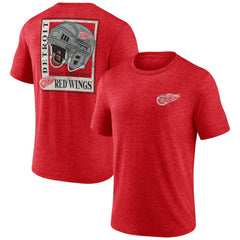 Detroit Red Wings Earnest Will Tri-Blend T-Shirt - NHL T-shirts