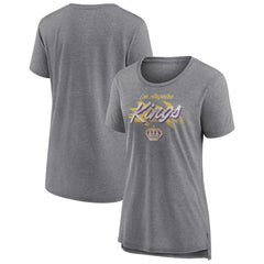 Los Angeles Kings Women's Hit the Ice Tri-Blend T-Shirt - NHL T-shirts