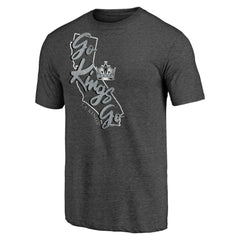 Los Angeles Kings Shoot to Score Tri-Blend T-Shirt - NHL T-shirts
