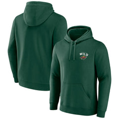 Minnesota Wild Team Lockup Pullover Hoodie - NHL Hoodies