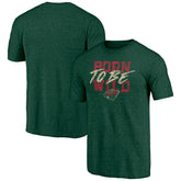 Minnesota Wild Shoot to Score Tri-Blend T-Shirt - NHL T-shirts