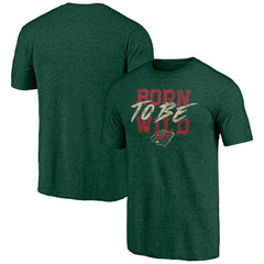 Minnesota Wild Shoot to Score Tri-Blend T-Shirt - NHL T-shirts