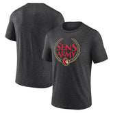Ottawa Senators Shout Out Tri-Blend T-Shirt - NHL T-shirts