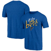 St. Louis Blues Shoot to Score Tri-Blend T-Shirt - NHL T-shirts