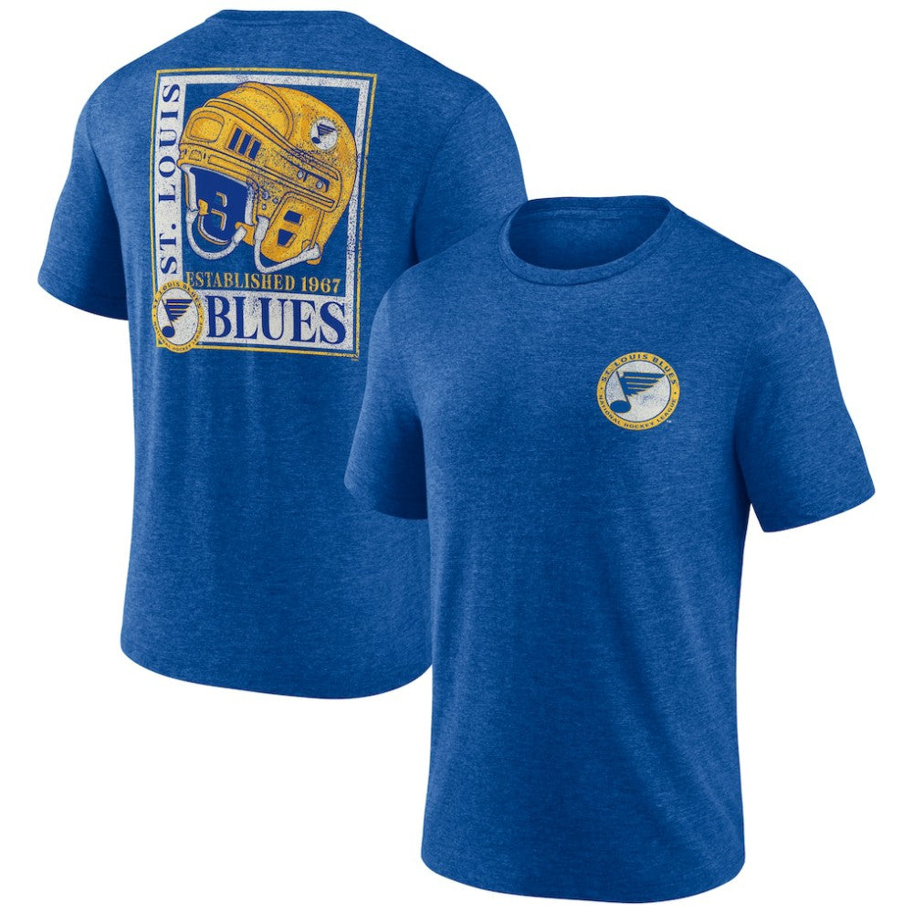 St. Louis Blues Earnest Will Tri-Blend T-Shirt - NHL T-shirts
