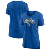 St. Louis Blues Women's Hit the Ice Tri-Blend T-Shirt - NHL T-shirts