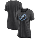 Tampa Bay Lightning Women's Pond Hockey Tri-Blend T-Shirt - NHL T-shirts
