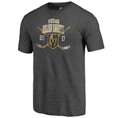 Vegas Golden Knights Line Shift Tri-Blend T-Shirt - NHL T-shirts