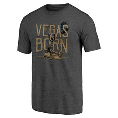 Vegas Golden Knights Shoot to Score Tri-Blend T-Shirt - NHL T-shirts