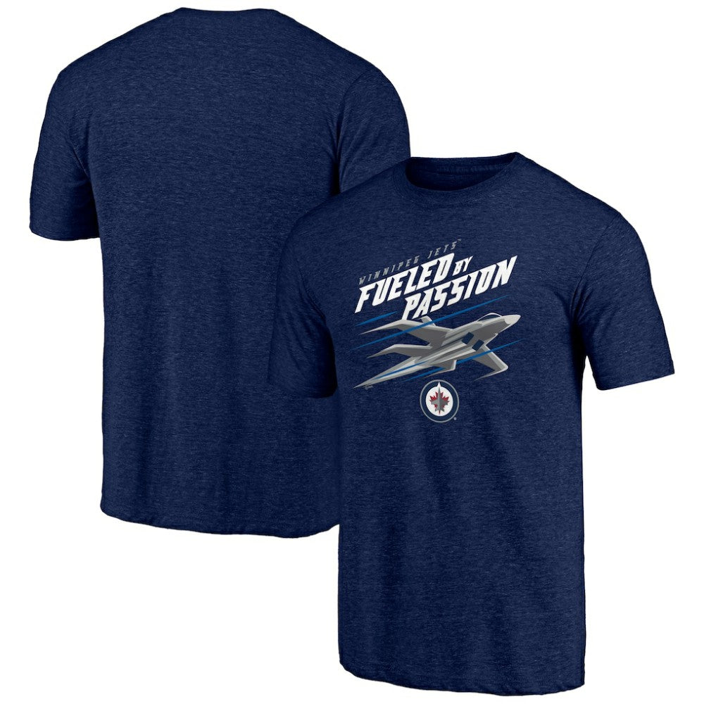 Winnipeg Jets Shoot to Score Tri-Blend T-Shirt - NHL T-shirts