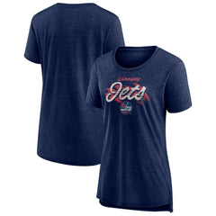 Winnipeg Jets Women's Hit the Ice Tri-Blend T-Shirt - NHL T-shirts